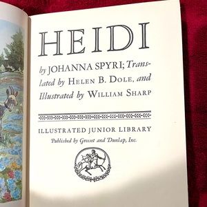 Heidi by Johanna Spyri (1945 edition)